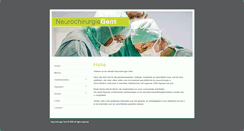 Desktop Screenshot of neurochirurgiegent.be