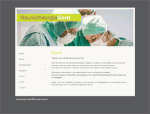 Tablet Screenshot of neurochirurgiegent.be